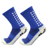 New Football Socks Men and Women Sports Socks Non-slip Silicone Bottom Soccer Basketball Grip Socks