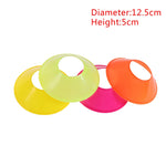 10pcs Soccer Training Sign Dish Pressure Resistant Cones Marker Discs Marker Bucket Football Training Sports Saucer