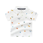 Elegant Summer Children Polo Shirt High Quality Boys Tshirts Cotton Fabric Tops Tees Kids Clothes