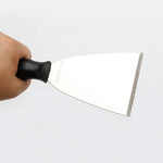 High Quality 1Pcs Stainless Steel Oblique Blade Scraper 250mm Length Putty Knife with Plastic Handle