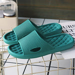 Soft Home Slippers Couple Summer Indoor Skid Proof Bathroom Slippers Sandals Hotel Solid Color Men Women Flip Flops Flat Shoes