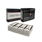 Crestgolf 12pcs/Box Golf Balls Maximum Distance 3-Piece Golf Ball for Professional Competition White Color