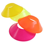 10pcs Soccer Training Sign Dish Pressure Resistant Cones Marker Discs Marker Bucket Football Training Sports Saucer