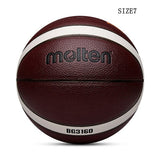 Original Molten NEW B7G3160 Indoor Outdoor Men&#39;s Basketball Ball PU Materia  Size5, 6,7 Basketball Free With Net Bag+ Needle