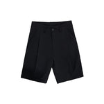 Summer Men&#39;s Shorts Straight Fit Knee-Length Short Suit Pant Solid Black White Clothing Student Thin Colors Casual Shorts Man