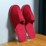 5 Pairs Disposable Slippers Hotel Travel Slipper Sanitary Party Home Guest Use Men Women Unisex Closed Toe Shoes Salon Homestay