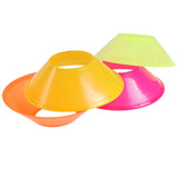 10pcs Soccer Training Sign Dish Pressure Resistant Cones Marker Discs Marker Bucket Football Training Sports Saucer