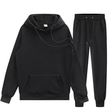 FGKKS Men Sets Hoodie+Pants Two-Pieces Casual Solid Color SweatSuit Men Fashion Sportswear Brand Set Tracksuit Male