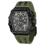 TSAR BOMBA Mens Watch Top Brand Luxury Tonneau Clock 50M Waterproof Stainless Steel Wristwatch Sport Chronograph Watch for Men