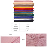 2023 New Modal Cotton Jersey Hijab Scarf Long Muslim Shawl Plain Soft Turban Tie Head Wraps For Women Africa Headband 170x60cm