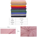 2023 New Modal Cotton Jersey Hijab Scarf Long Muslim Shawl Plain Soft Turban Tie Head Wraps For Women Africa Headband 170x60cm