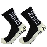 New Football Socks Men and Women Sports Socks Non-slip Silicone Bottom Soccer Basketball Grip Socks