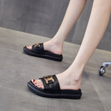 Women Wear Fashionable Slippers Summer Thick-soled Beach Sandals