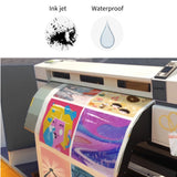 50/10 Sheet sticker paper Waterproof printing paper transparent Vinyl Sticker A4 Inkjet White Glossy Self Adhesive Sticker Label