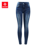 2397 Youaxon New Classic Five Pockets Cropped Jeans Women`s Stretchy Skinny Pants Trousers For Women Drop Shipping