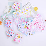 12Pcs/Lot Cotton Panties Girls Kids Short Briefs Children Underwear Child Cartoon Shorts Underpants Girl Panties Cute Summer New