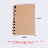 Cute Small Sketchbook Notebook for Drawing Painting Graffiti Soft Cover Black Paper Sketch Diary Book Memo Pad Office School