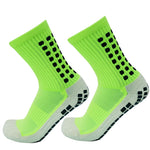 New Football Socks Men and Women Sports Socks Non-slip Silicone Bottom Soccer Basketball Grip Socks