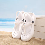 Summer Women Mules Clogs Beach Retro Mary Jane Sweet Slippers Woman&#39;s Sandals Jelly Shoes Cute Garden Shoes Clog For Woman Girls