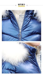 New Winter Jacket Parkas Women Glossy Down Cotton Jacket Hooded Parka Warm Female Cotton Padded Jacket Casual Outwear P985