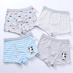 2Pc/Lot Boys Panties Cotton Boxer Shorts Briefs Kids  Children Clothes Underpants 110-160