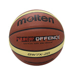 Original Molten GW5X GW6X GW7X Indoor Outdoor Men&#39;s Basketball Ball PU Materia  Size5, 6,7 Basketball Free With Net Bag+ Needle