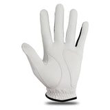 3 Pcs Mens Golf Glove Soft All Sheepskin Leather Comfortable Left/Right Hand Non-Slip Golf Gloves for Men