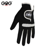 Pack of 10 PCS Men&#39;s Golf Gloves Breathable Black Soft Fabric Brand GOG Golf Glove Left Hand Drop Ship