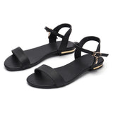 MORAZORA Plus size 34-46 New genuine leather sandals women shoes fashion flat sandals cow leather summer rhinestone ladies shoes