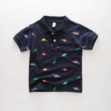 Elegant Summer Children Polo Shirt High Quality Boys Tshirts Cotton Fabric Tops Tees Kids Clothes