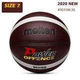 Original Molten NEW B7G3160 Indoor Outdoor Men&#39;s Basketball Ball PU Materia  Size5, 6,7 Basketball Free With Net Bag+ Needle