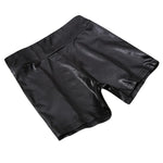 Leather Shorts Women High Waist Bodycon Push Up Black Short Joggers Sports Fitness Womens Sexy Slim Shorts Spodenki Damskie