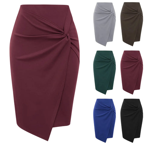 New Skirts Sexy Women Solid Skirts High Waist Female Fashion Bodycon Irregular Office lady Party Clubwear Skirts 2021 Мини юбки