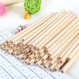 50-400pcs/ lot Kawaii Natural Wood Pencil HB Black Hexagonal Non-toxic Children Pencil Cute Stationery Office School Supplies