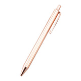 1 Pieces Lytwtw's Roller Ballpoint Pen Luxury Cute Wedding Rose Gold Metal Stationery School Office Supply High Quality Spinning