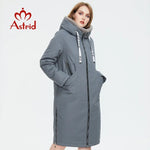 Astrid Women's winter parka Long Casual Hooded fur mink down Minimalist style jackets for women coat plus size parkas  AT-10089