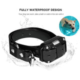 Electric Dog Training Collar Waterproof Dog Bark Collar Pet With Remote Control Rechargeable Anti Barking Device All Size Dogs