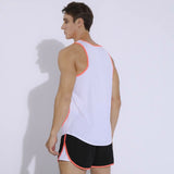 Men Running Sets Quick Dry Sprint Sports Jogging Uniform Vest Shorts Thin Marathon Outdoor Suits Track And Field Sets