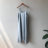 Spring summer 2023 Woman Tank Dress Casual Satin Sexy Camisole Elastic Female Home Beach Dresses v-neck camis sexy dress