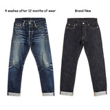 Red Tornado Slim Fit Men&#39;s Jeans 16oz Selvage Denim Pants Blue Onewash