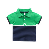 Elegant Summer Children Polo Shirt High Quality Boys Tshirts Cotton Fabric Tops Tees Kids Clothes