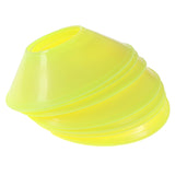 10pcs Soccer Training Sign Dish Pressure Resistant Cones Marker Discs Marker Bucket Football Training Sports Saucer