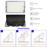 1/2/3PCS 110V 220V Led Flood Light 50W 100W 150W 200W Outdoor Floodlight IP65 Waterproof Wall Lamp Reflector Led Street Light