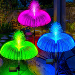 Solar Pathway Lights Outdoor Garden Jellyfish Decor Lawn Lights Solar Power Waterproof Yard Walkway Patio Decor Flowers Lamp