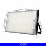 1/2/3PCS 110V 220V Led Flood Light 50W 100W 150W 200W Outdoor Floodlight IP65 Waterproof Wall Lamp Reflector Led Street Light