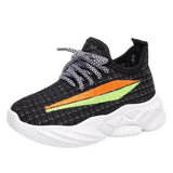 Kids Shoes Yeez Boys Sneakers Breathable Knit Casual Running Shoes Lightweight Girls Casual Shoes little big kid