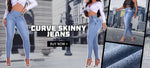 Spring and Autumn Season Jeans Hip Lift Slim Fit  High Waist Denim Pants Fashion Streetwear Trousers Sexy Pencil Pants Y2K Style