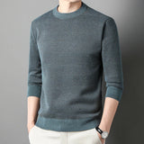 New Men's Casual Pullover Fashion Sweater Autumn and Winter Warm Top