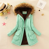 2023 New Autumn Winter Women Cotton Jacket Padded Casual Slim Coat Emboridery Hooded Parkas Wadded Warm Overcoat