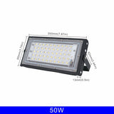 1/2/3PCS 110V 220V Led Flood Light 50W 100W 150W 200W Outdoor Floodlight IP65 Waterproof Wall Lamp Reflector Led Street Light